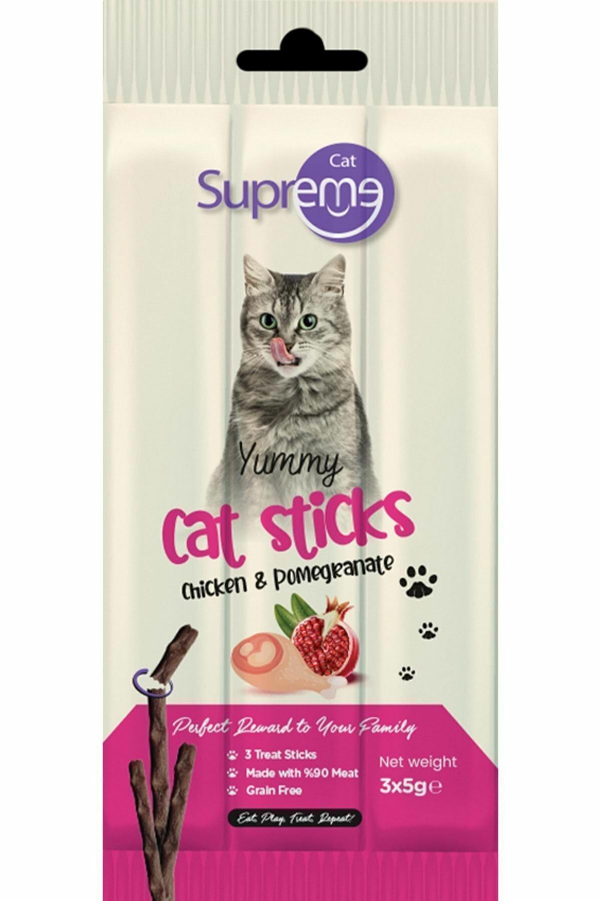Sticks Tavuklu&narlı Kedi Ödülü