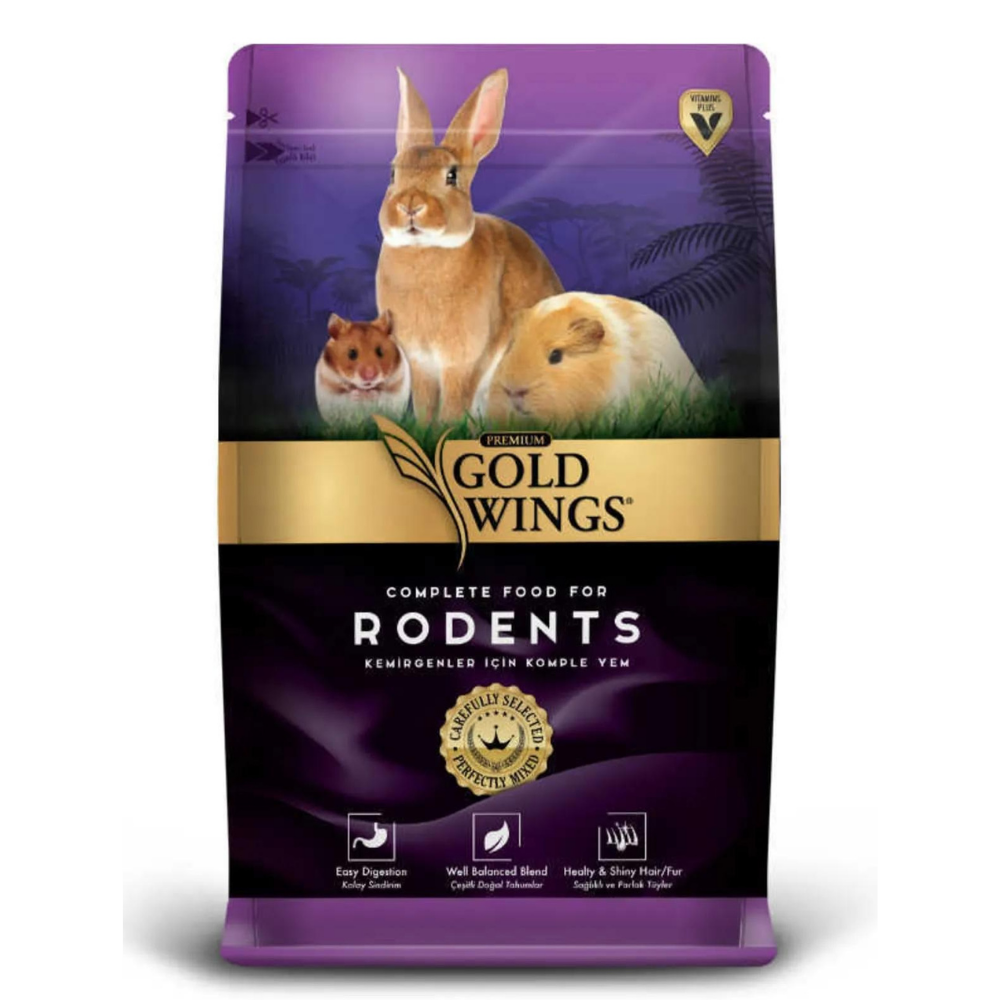 Gold Wings Premium Kemirgen Yemi 1kg
