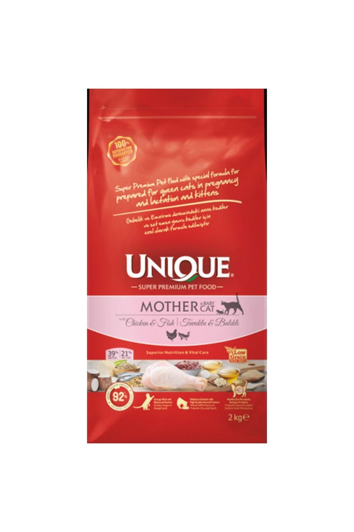 Unique Mother Baby Tavuklu Yavru Kedi Maması 2 Kg