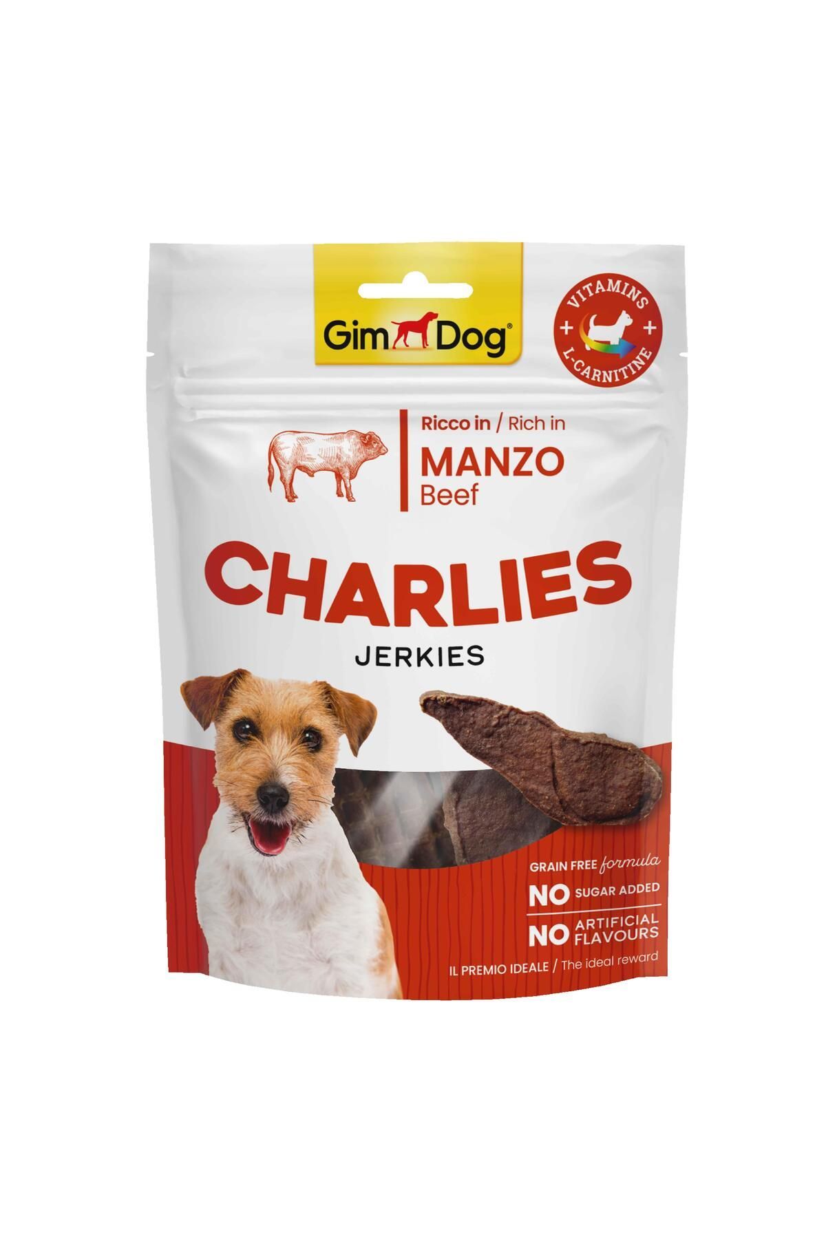 Gimdog Charlies Jerkies Sığır Etli Köpek Ödülü 70gr