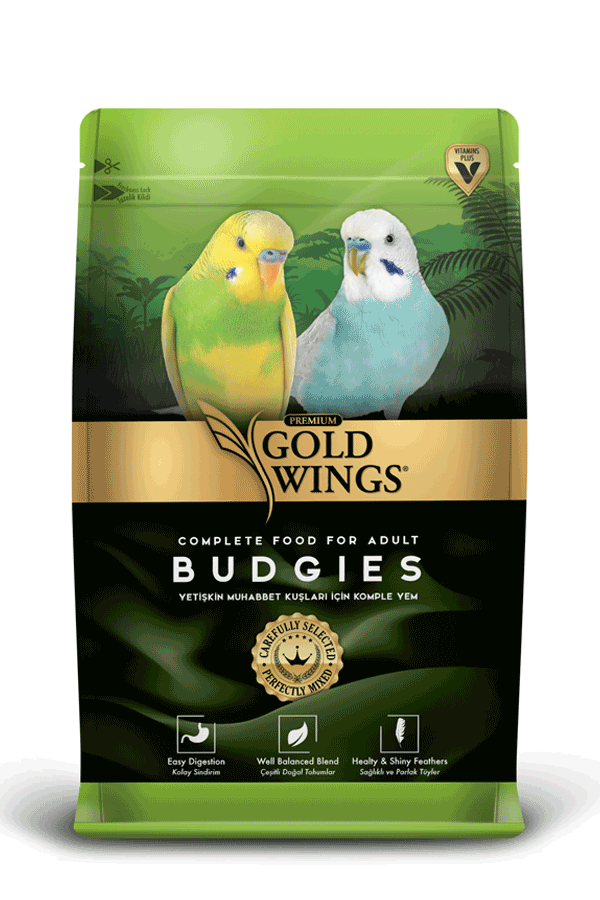 Gold Wings Premium Meyveli Muhabbet Kuşu Yemi 1 Kg
