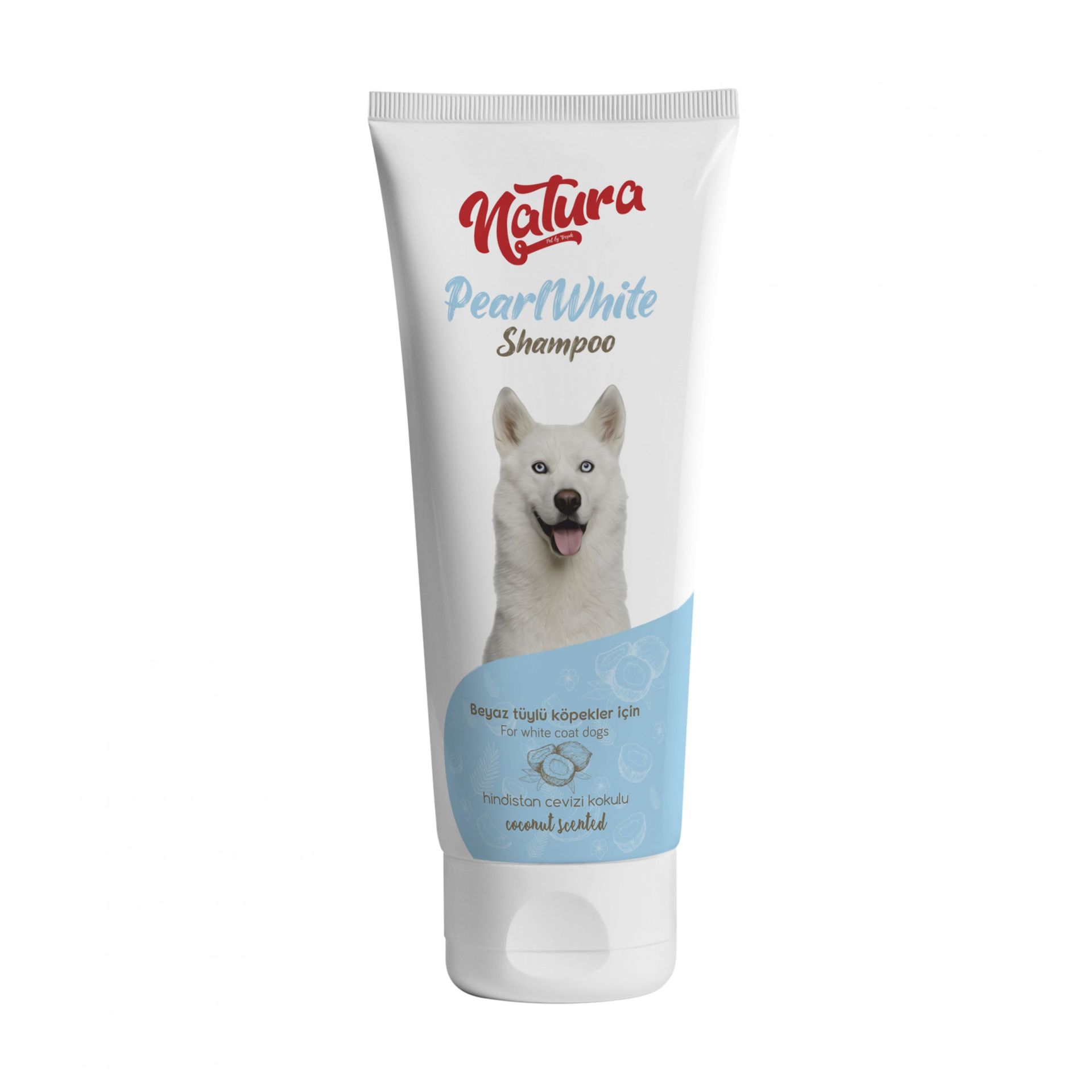 Natura Pearl White Beyaz Tüylü Köpek Şampuanı 250ml