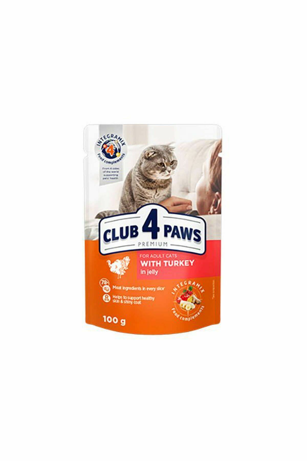Club4Paws Hindi Etli Premium Pouch Kedi Maması 100 gr 21051