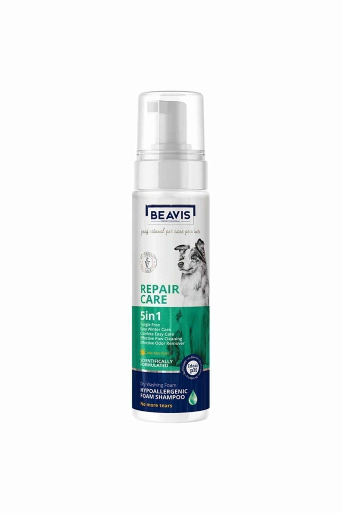 Beavis Dog Repair Care 5 In1 Aloe Vera Özlü Kuru Yıkama Köpük Şampuan 200 Ml