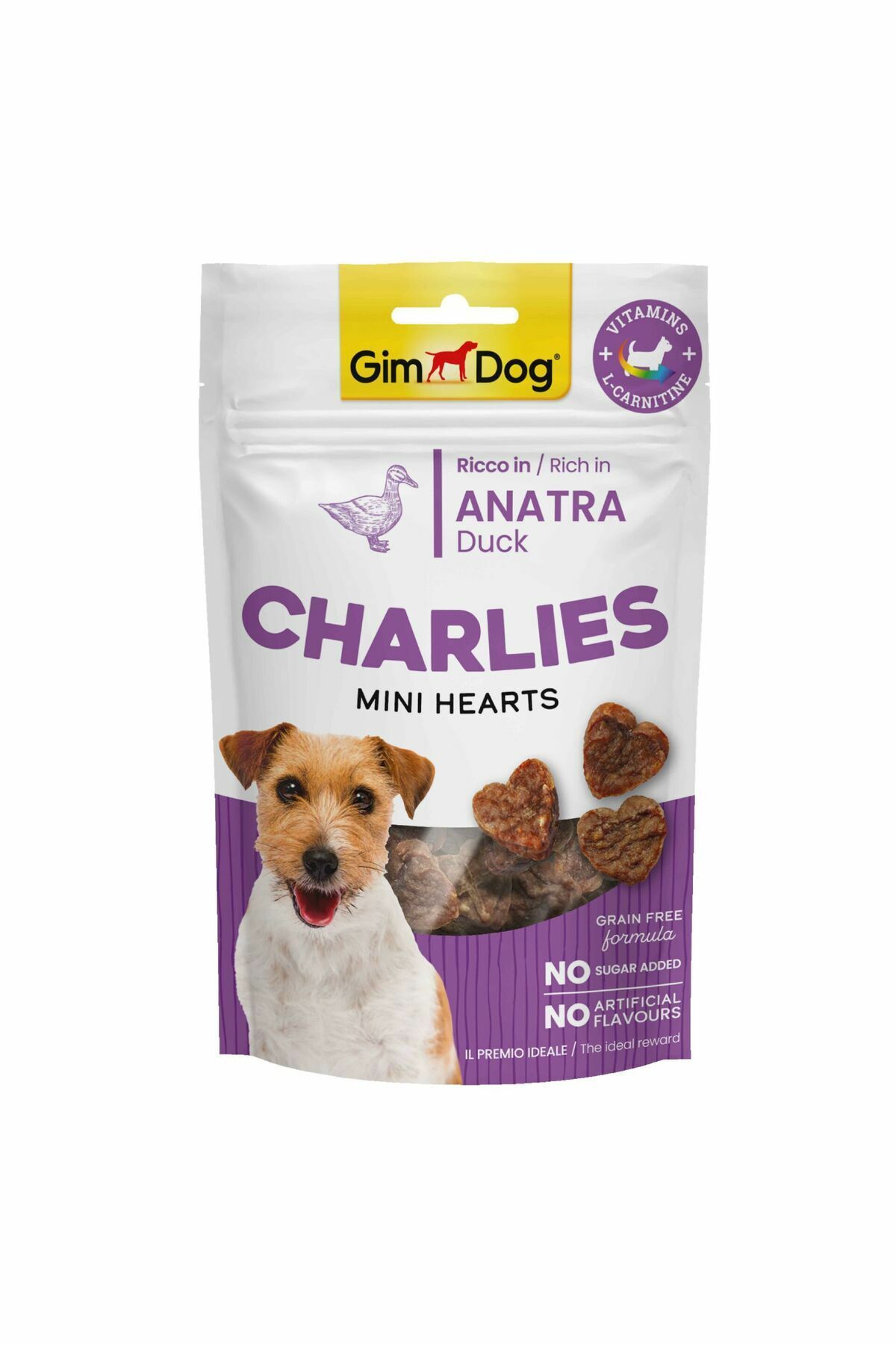 Gimdog Charlies Mini Hearts Ördekli Köpek Ödülü 70gr