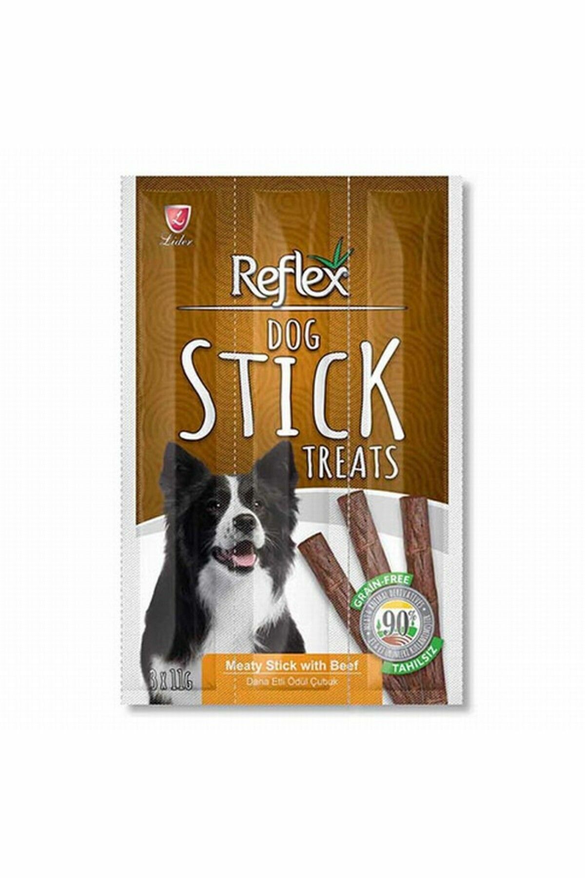 Reflex Stick Biftekli Tahılsız Köpek Ödül Çubuğu 3x11 gr