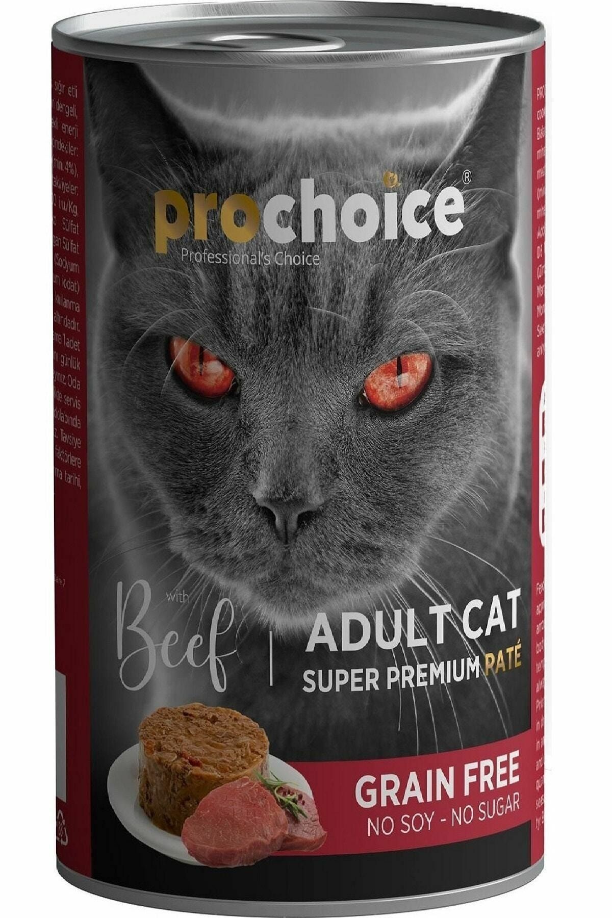 Pro Choice Adult Biftekli Yetişkin Konserve Kedi Maması 400 Gr