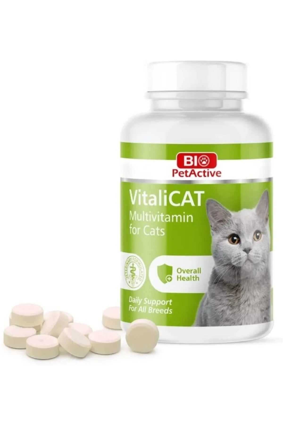 Bio ActivePet Vitalicat Kediler için Multivitamin 60 Tablet