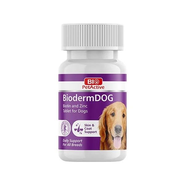 Bio PetActive Biodermdog Köpek Için Çinko Çiğneme Tableti 75 Adet