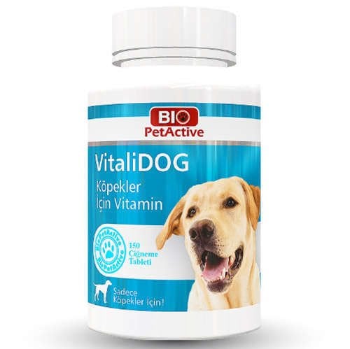 Pet Active Vitalidog Köpekler Için Multivitamin Tableti 150 Adet 75 Gr