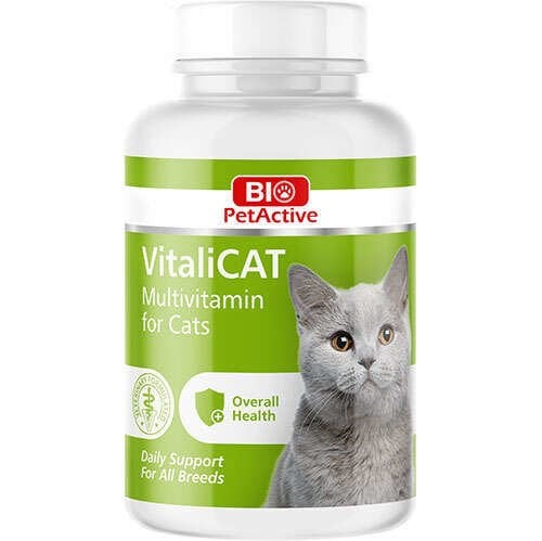 Bio PetActive Vitalicat Kedi Multivitamin Tablet 75 gr 150 Adet