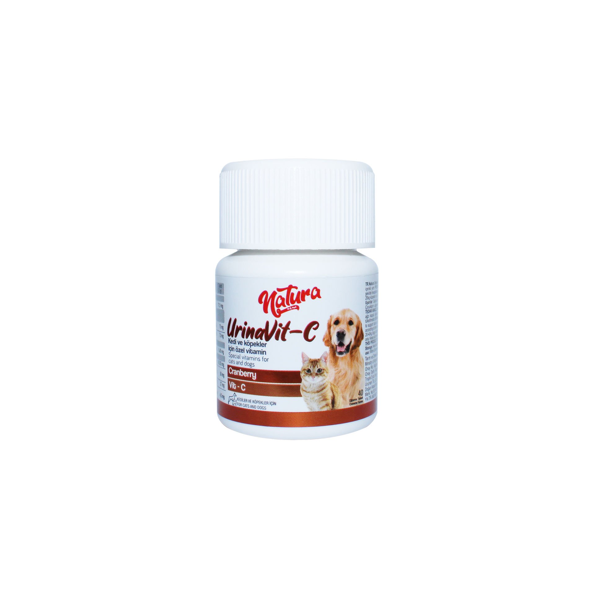 Natura UrinaVit-C Köpek Çiğneme Tableti 0,3 gr