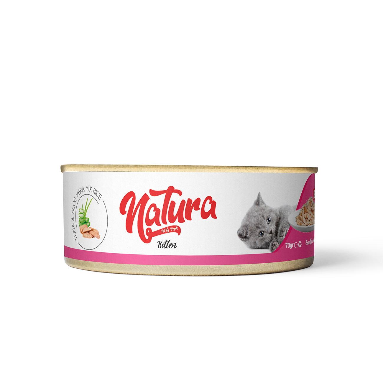 Natura Kitten Tuna & Aloe Vera Mix Rice Broth 70gr
