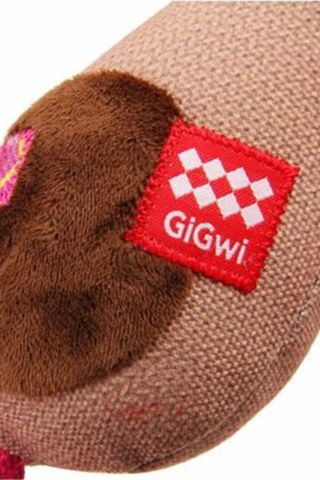 GiGwi6198 Plush Friendz Öten Köpek Diş Kaşıyıcılı