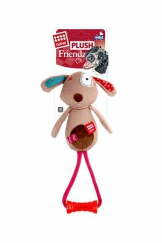 GiGwi6198 Plush Friendz Öten Köpek Diş Kaşıyıcılı