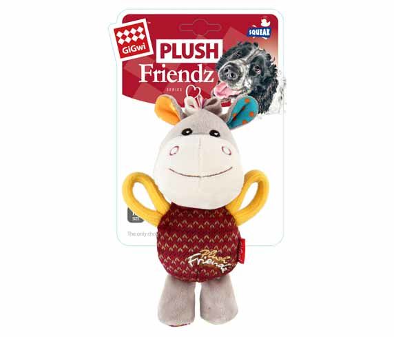 GiGwi 6284 Plush Friendz Sesli Eşek Peluş Köpek Oyuncagı