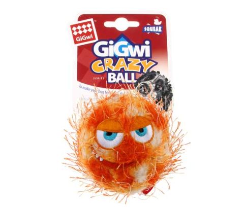 GiGwi 6202 Crazy Ball Çılgın Kirpi Top 6 cm Turuncu