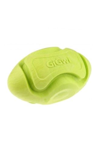 Gigwi 8206 Kauçuk Diş Kaşıma Topu Rugby Yeşil