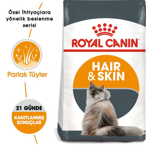 Royal Canin Hair&Skin Hassas Tüylü Kedi Maması 4kg