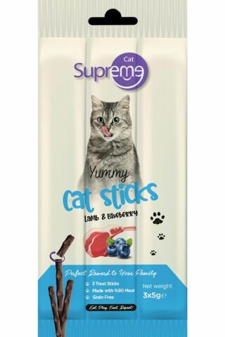 Supreme Cat Kuzu Ve Yaban Mersinli Ödül Çubuk 3x5 gr