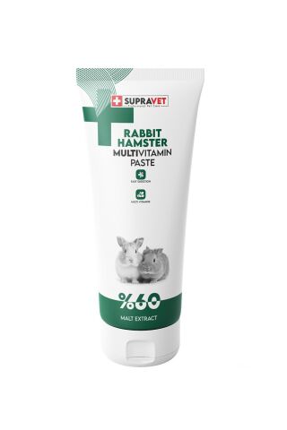 Supravet Tavşan, Hamster, Ginepig, Kemirgen MultiVitamin Malt Paste 100gr
