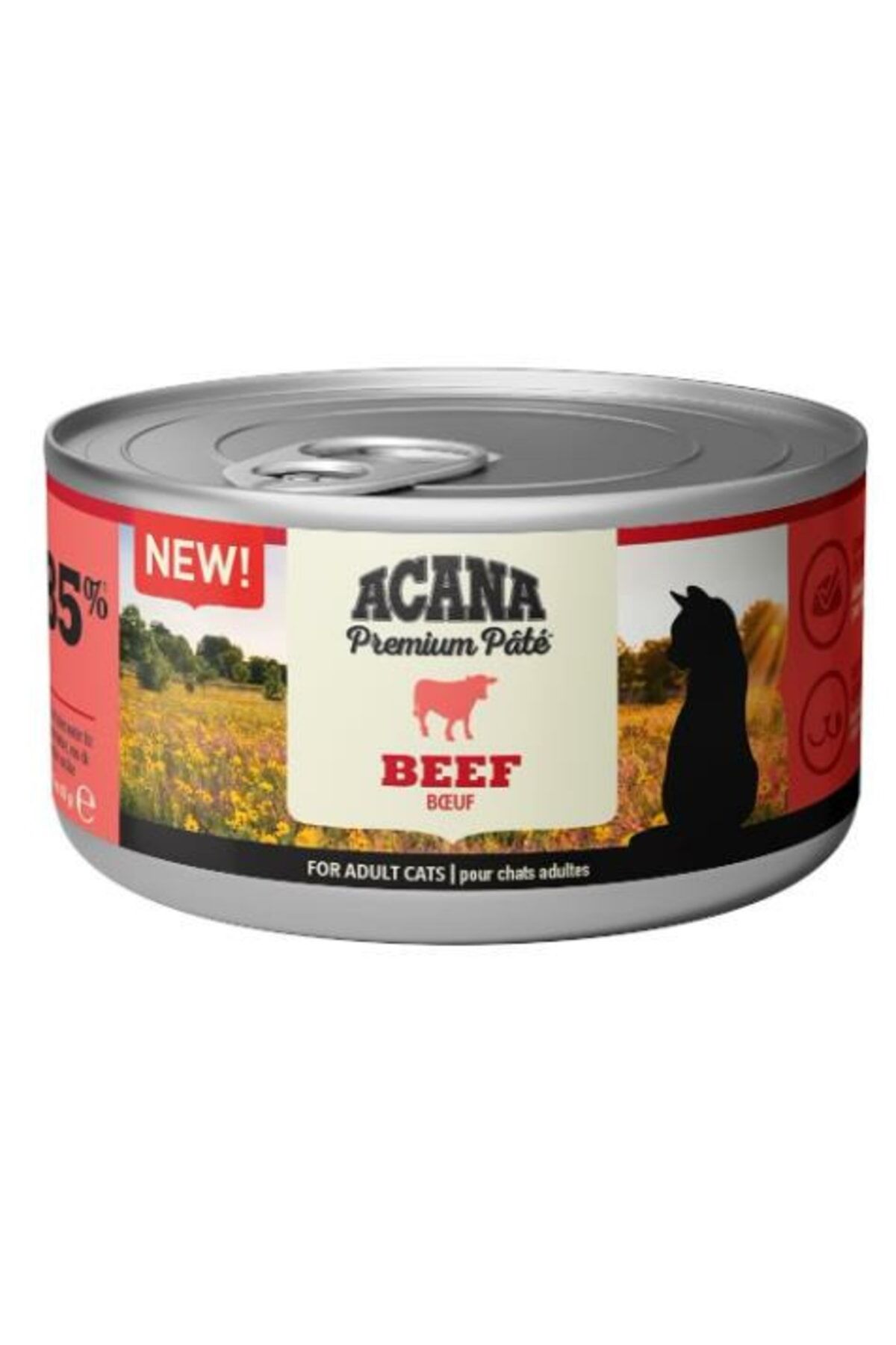 Acana Premium Pate (ezme) Sığır Etli Kedi Konservesi 85 Gr