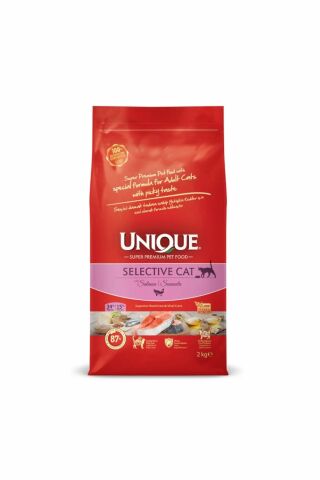 Unique Selective 2 Kg Seçici Kediler Için Somonlu Kuru Maması