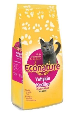 Econature Tavuklu Yetişkin Kedi Maması 1 Kg