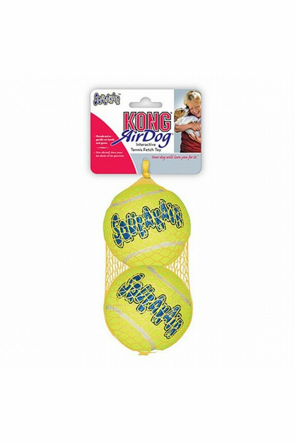 Kong Köpek Air Sq Sesli Tenis Topu L 2 Adet 8cm