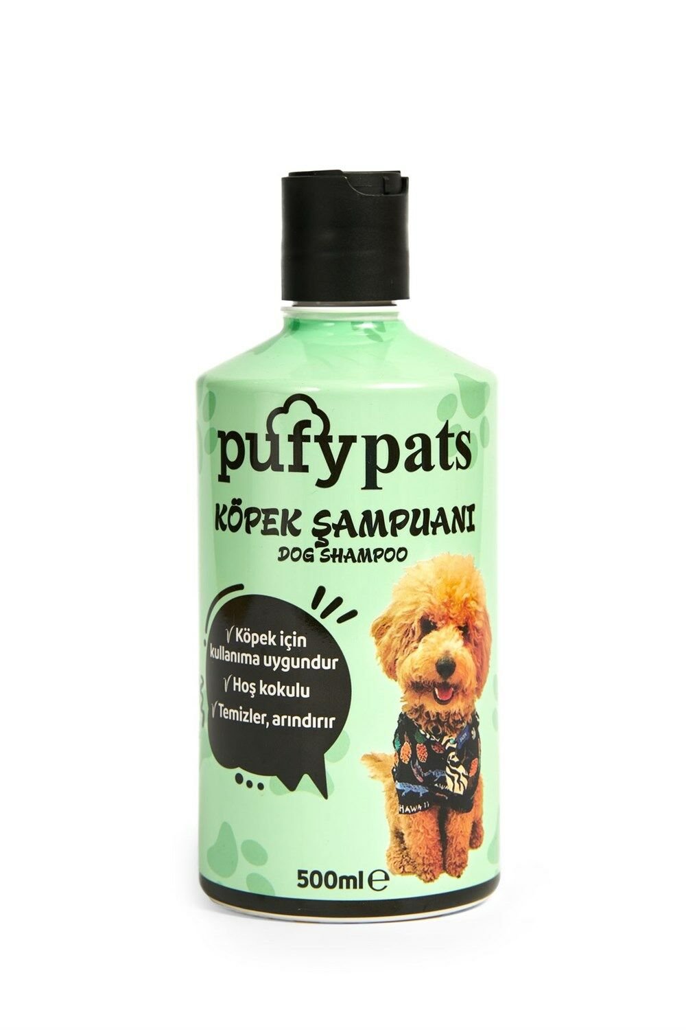 Pufy Pats Antiseptik ve Dermatolojik Köpek Şampuanı 500ml.