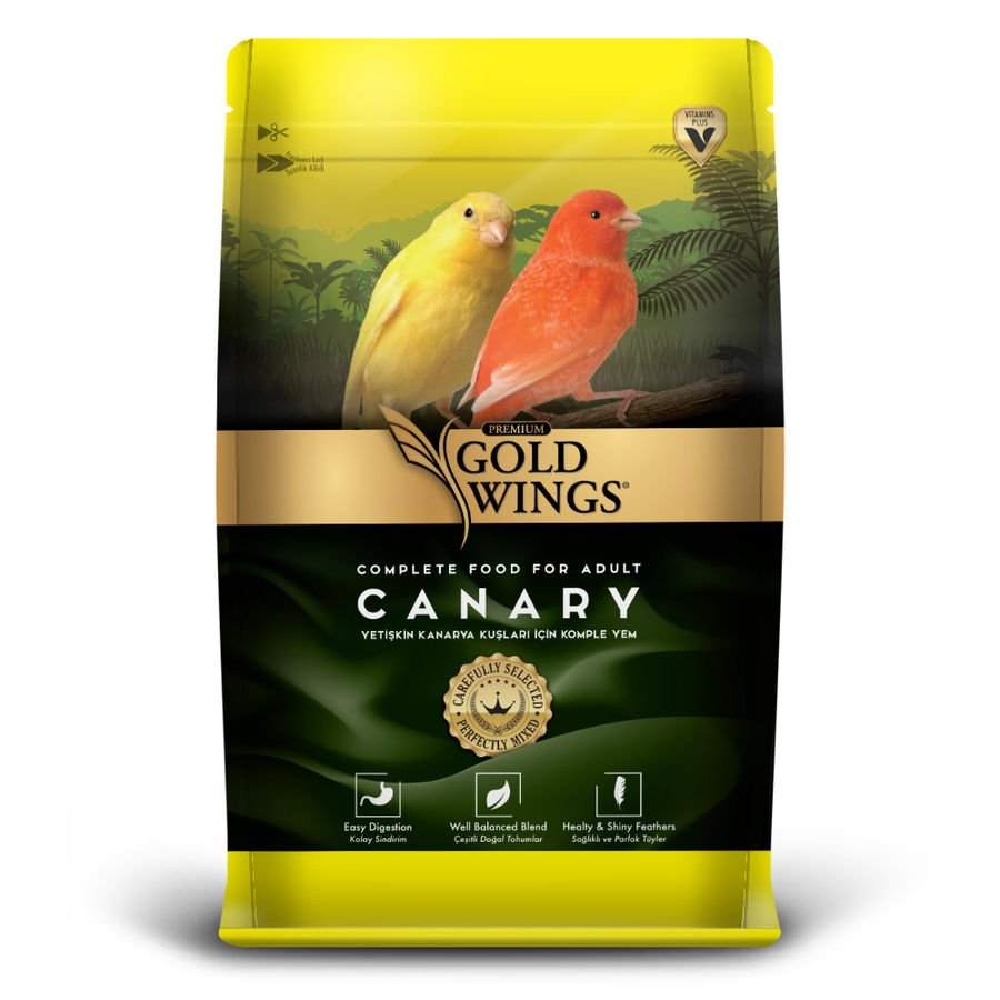Gold Wings Premium Kanarya Kuşu Yemi 1 Kg