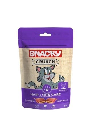 Snacky Crunch Hair-skin Kedi Ödülü Tavuklu 60 gr