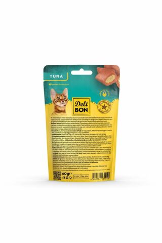 Delibon Crunchy Ton Balıklı İçi Dolgulu Ödül Bisküvisi