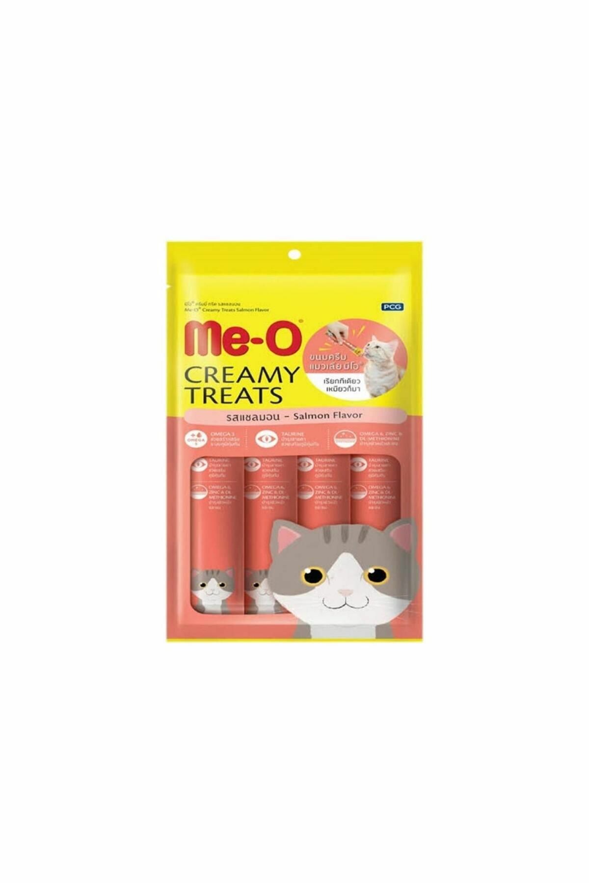 Me-o Creamy Treats 60 gr Kedi Tamamlayıcı Mama Somonlu