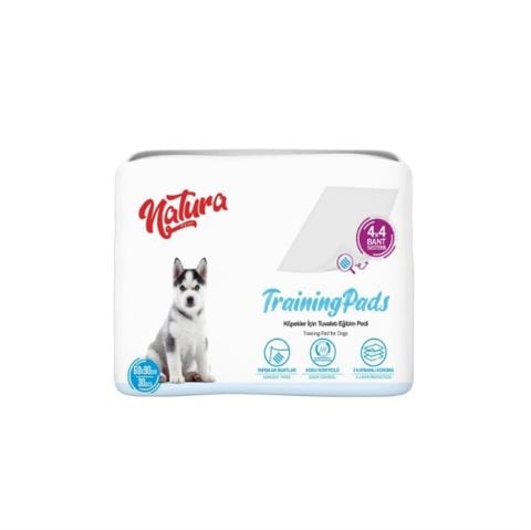Natura Kaydırmaz Bantlı Köpek Tuvalet Eğitim Pedi 30'lu 60x90 Cm