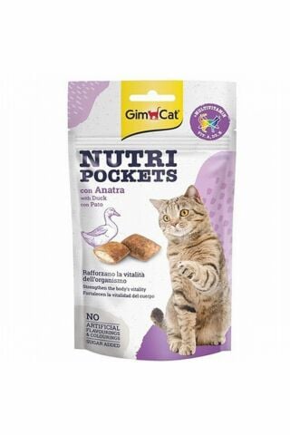 Gimcat Nutripockets Ördekli Kedi Ödülü 60gr