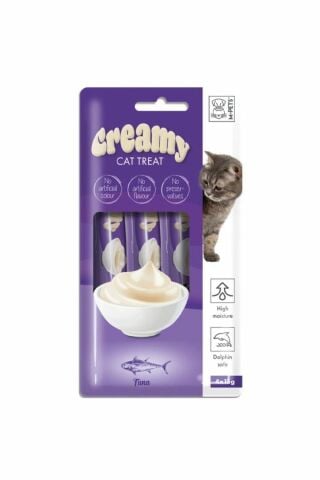 M-PETS Creamy Ton Balıklı Kedi Ödülü 4x15gr