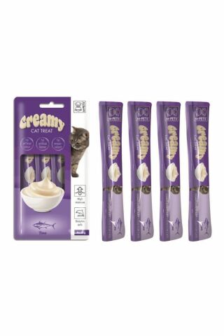 M-PETS Creamy Ton Balıklı Kedi Ödülü 4x15gr
