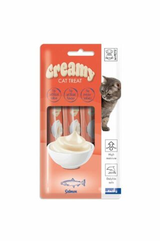 M-PETS Creamy Somon Balıklı Kedi Ödülü