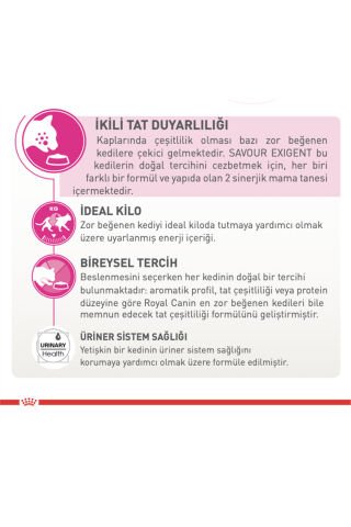 Royal Canin Savour Exigent Seçici Kedilere Özel Yetişkin Kedi Maması 4 Kg