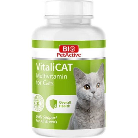 Bio PetActive Vitalicat Kedi Multivitamin Tablet 75 gr 150 Adet