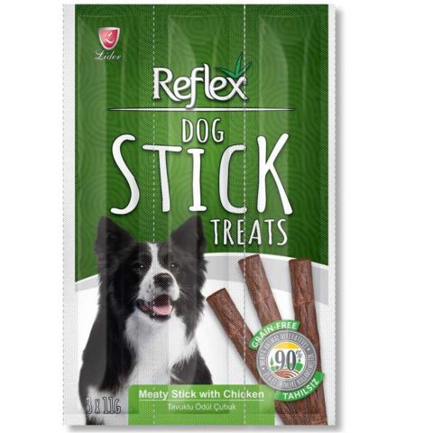 Reflex Stick Tavuklu Tahılsız Köpek Ödül Çubuğu 3x11 gr