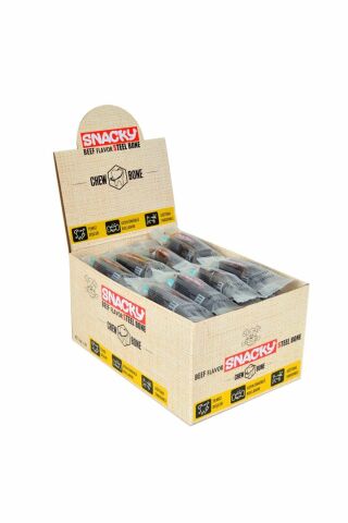 Snacky Biftekli Köpek Ödülü Mini 48x14gr