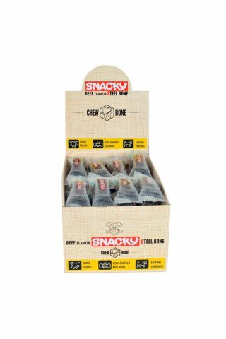 Snacky Biftekli Köpek Ödülü Mini 48x14gr