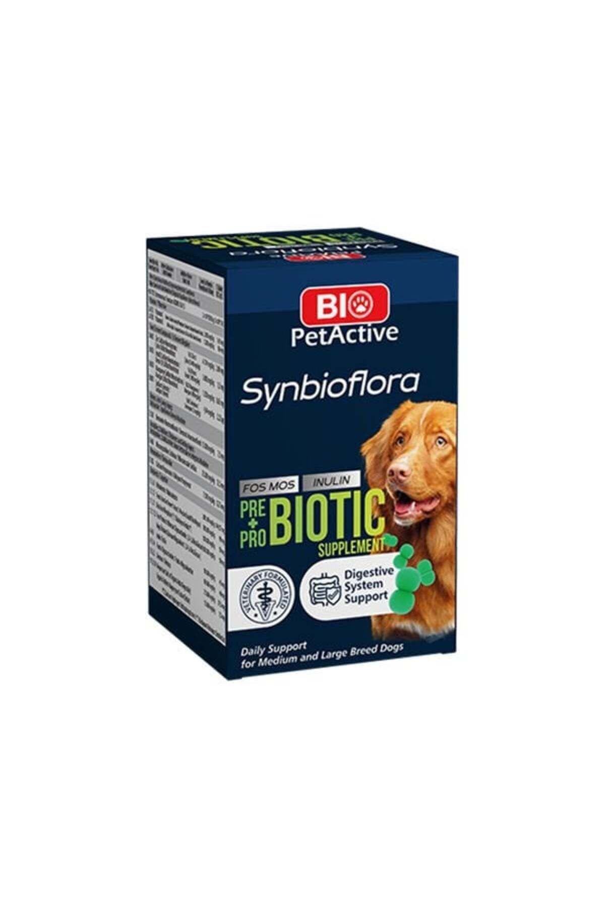 Bio Pet Active Büyük Irk Köpekler için Synbioflora Probiotik Suplement Tablet 72 Gr 60 Adet