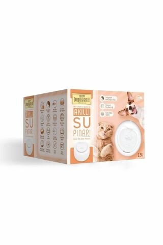 Doggie & Cattie Akıllı Kedi ve Köpek Otomatik Su Pınarı 2.5 Lt